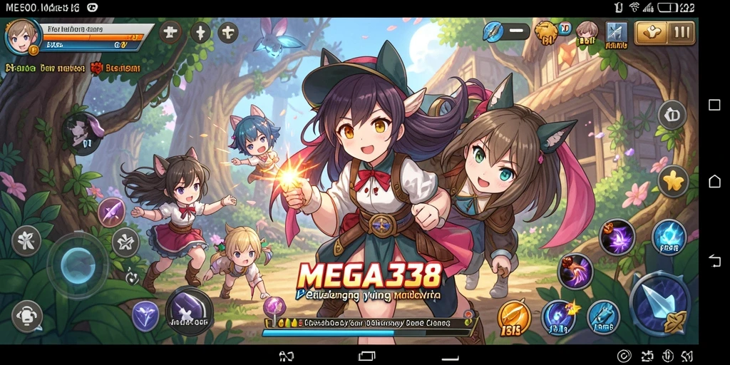 Tampilan gameplay MEGA338 yang memukau dan seru.