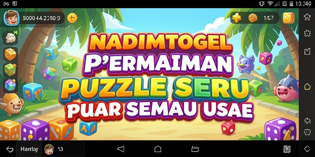 Tampilan gameplay puzzle NADIMTOGEL yang menarik dan interaktif.
