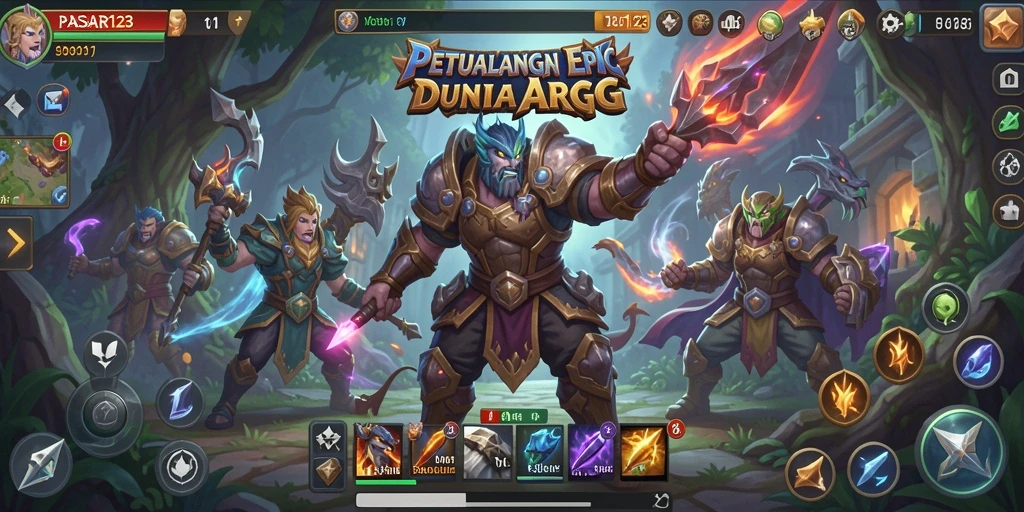 Tampilan gameplay PASAR123 yang seru dan mendebarkan.