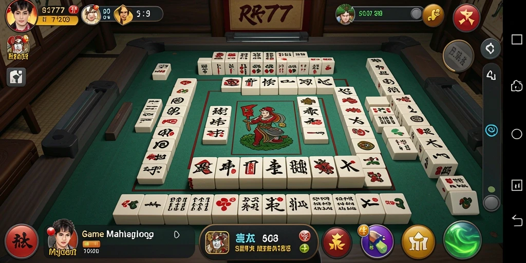 Screenshot RR777 menampilkan gameplay menarik Mahjong yang menantang.