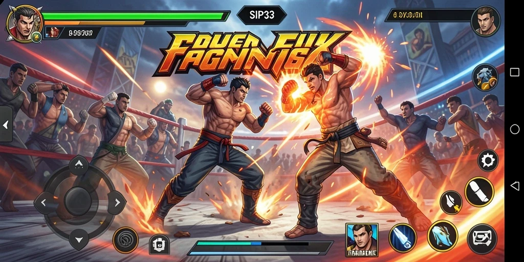 Gameplay SIP33 yang menegangkan dan aksi pertarungan yang spektakuler.