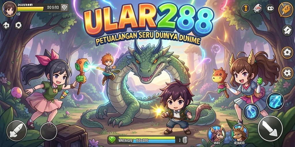 Screenshot ULAR288 menampilkan aksi seru dalam dunia anime yang menghibur.
