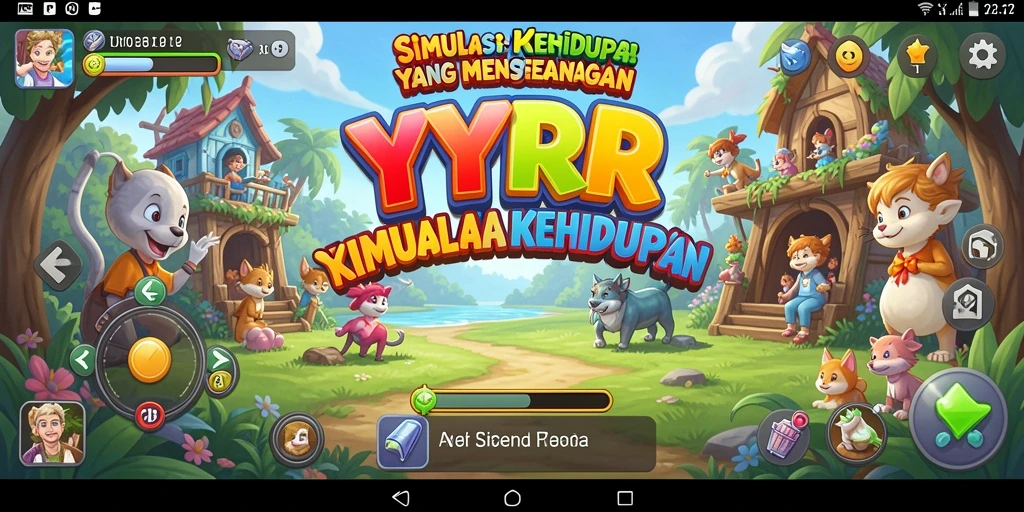 Tampilan gameplay <strong>YYRR</strong> yang penuh warna dan interaktif.